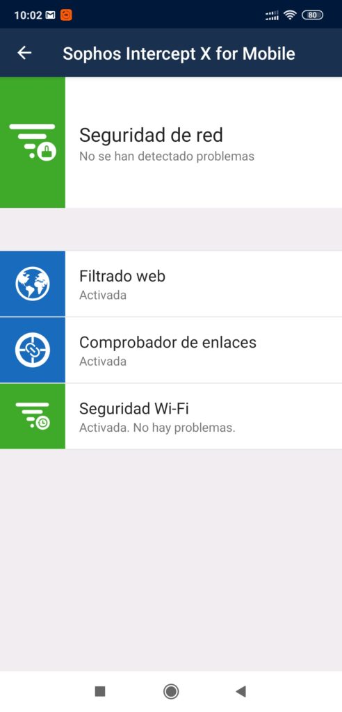 sophos intercept x - seguridad de red